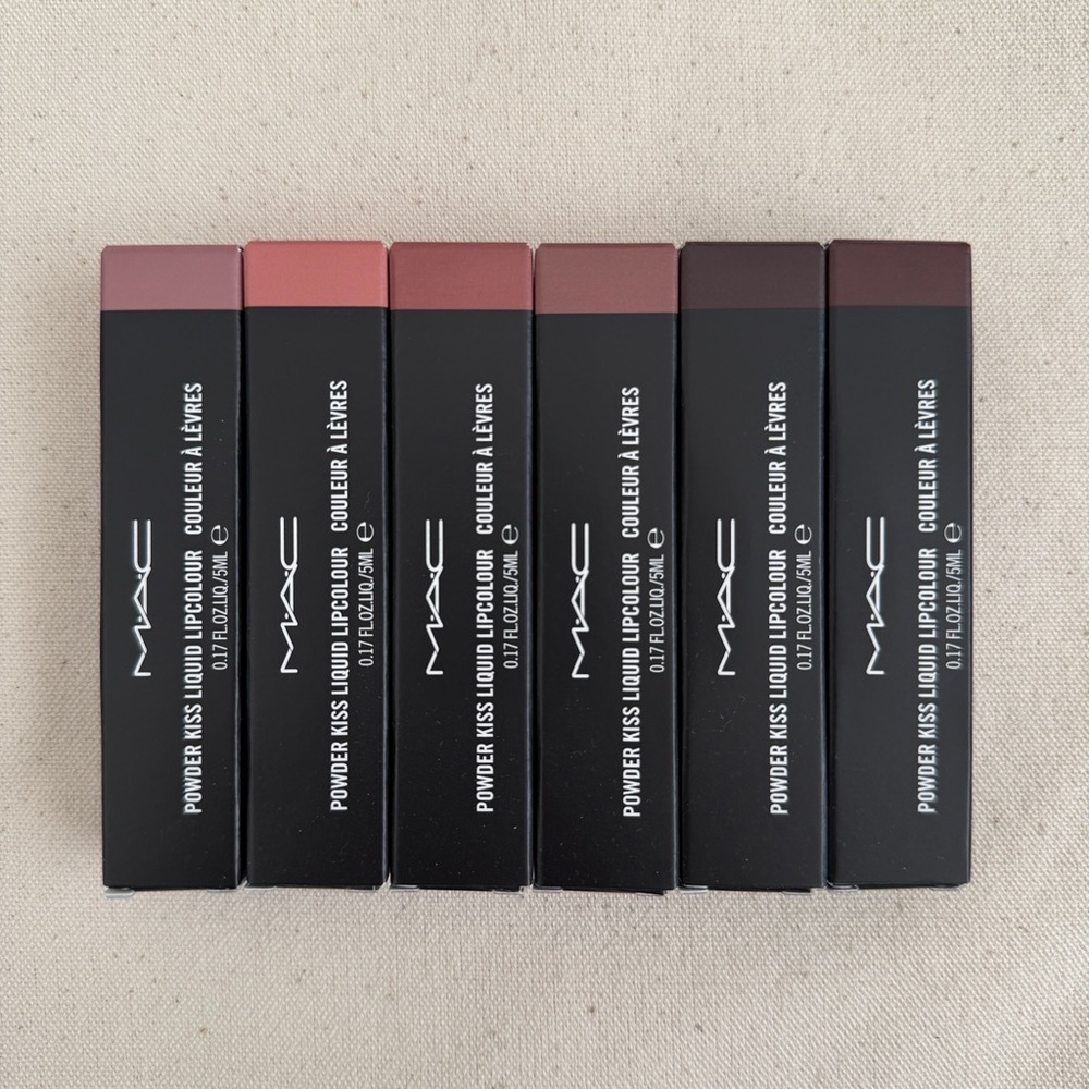 MAC Cosmetics Powder Kiss Liquid Lipcolour - Nudes Collection
